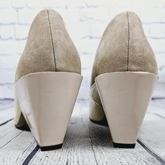 NAKED FEET | Sagitta patent & suede leather pointed toe heeled ankle booties - Picture 7 of 12